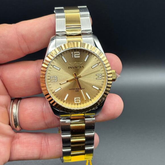 Invicta Specialty Stratford 47457 Mens 43mm Two-Tone Stainless Steel Quartz 50m - Picture 13 of 17